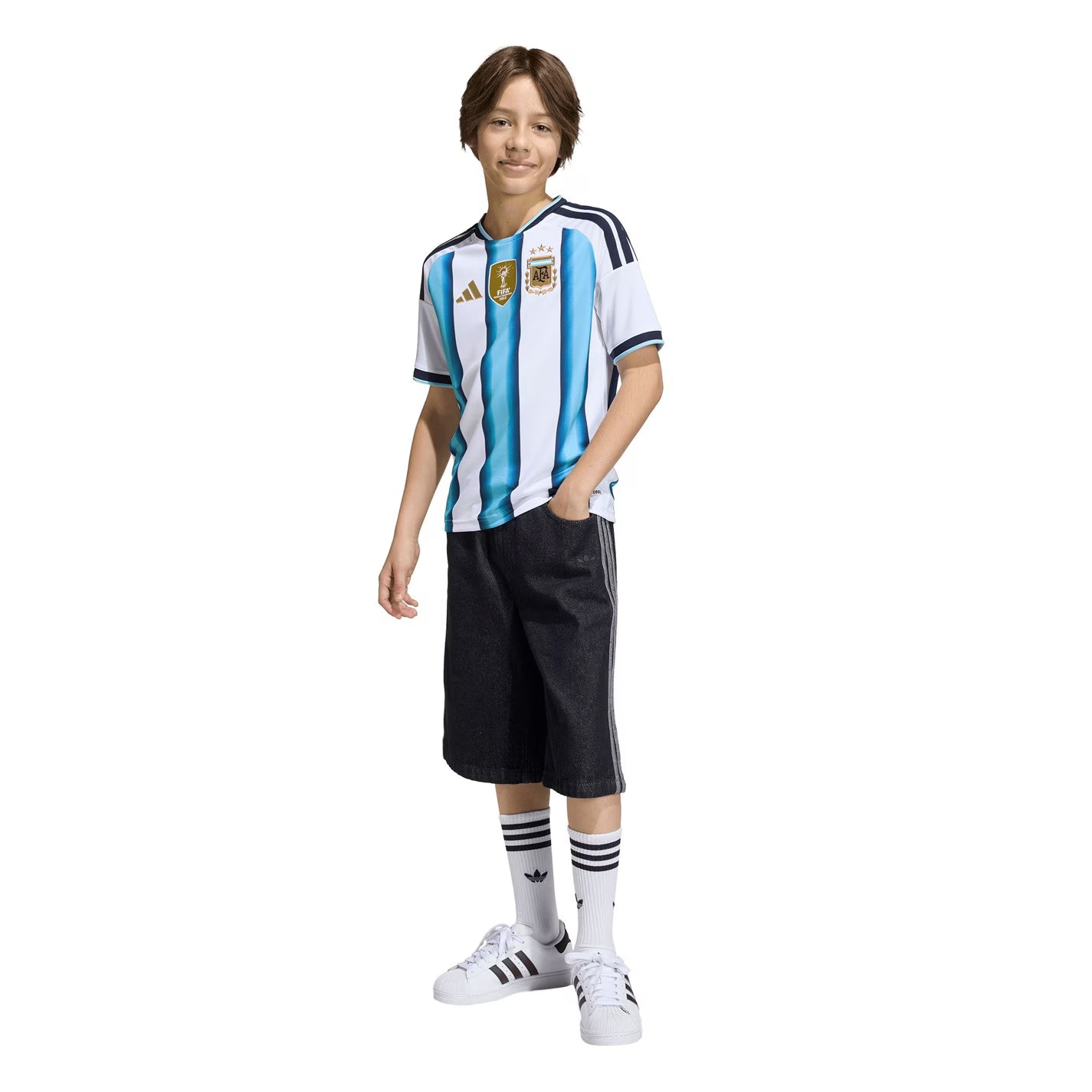 adidas Argentina Home Shirt World Cup 2026 Juniors