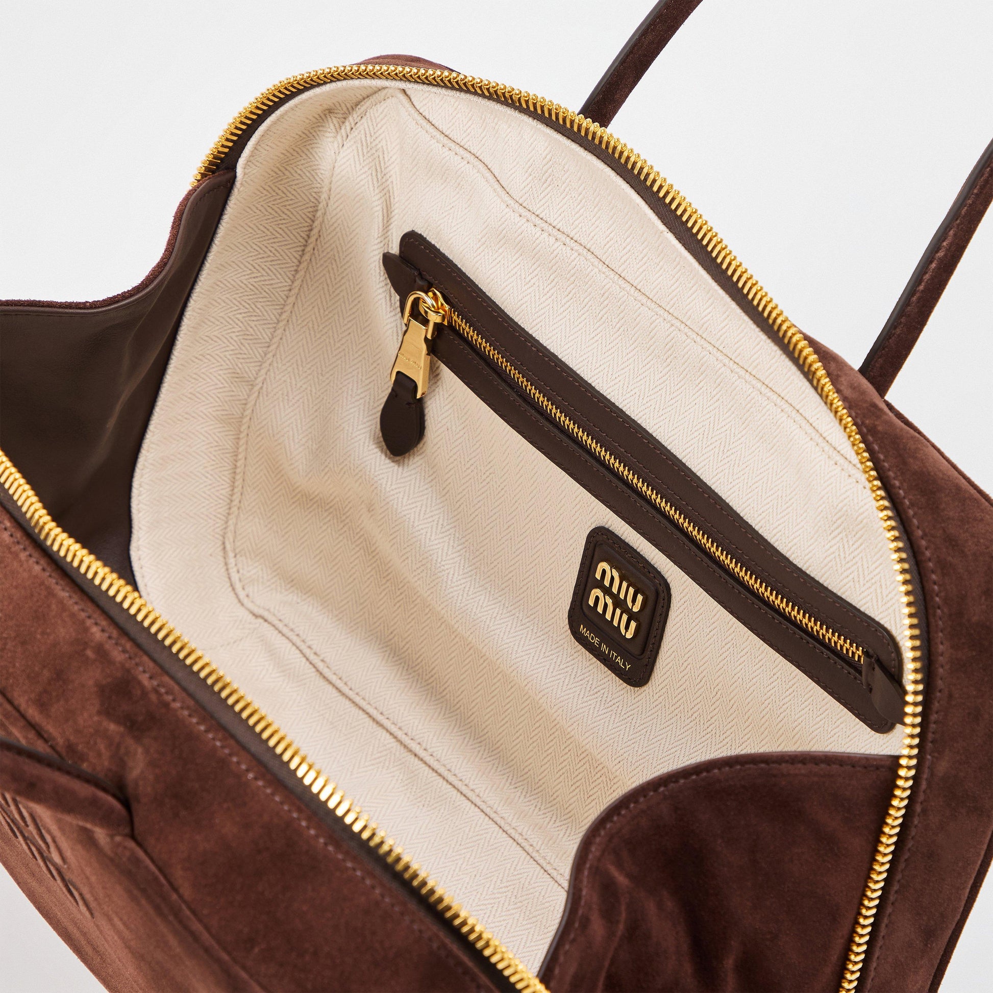 Miu Miu Suede Beau Bag