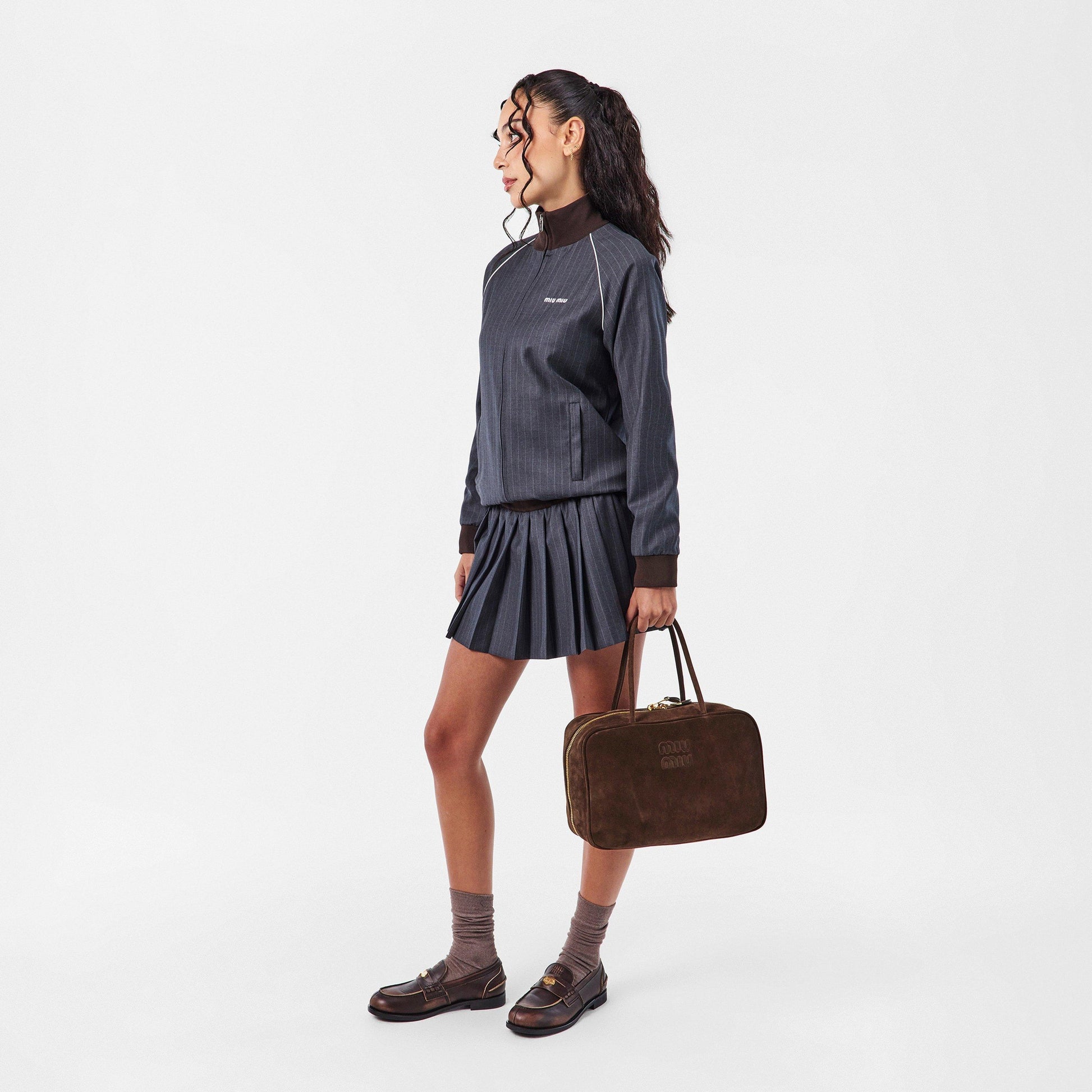 Miu Miu Suede Beau Bag