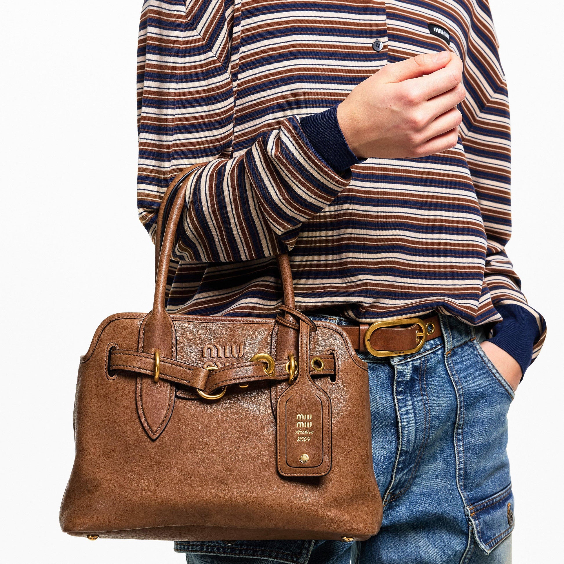 Miu Miu Aventure Nappa leather bag