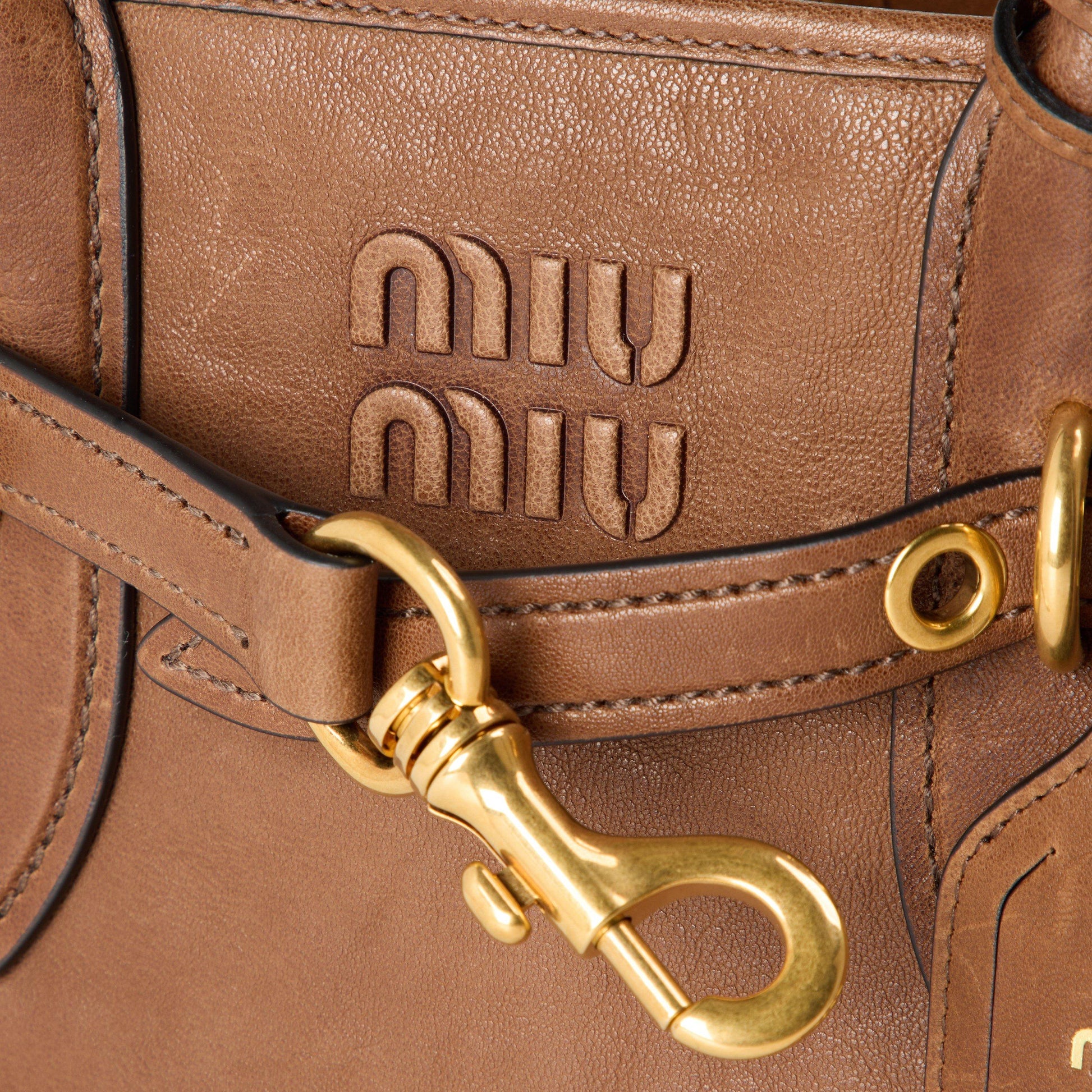 Miu Miu Aventure Nappa leather bag