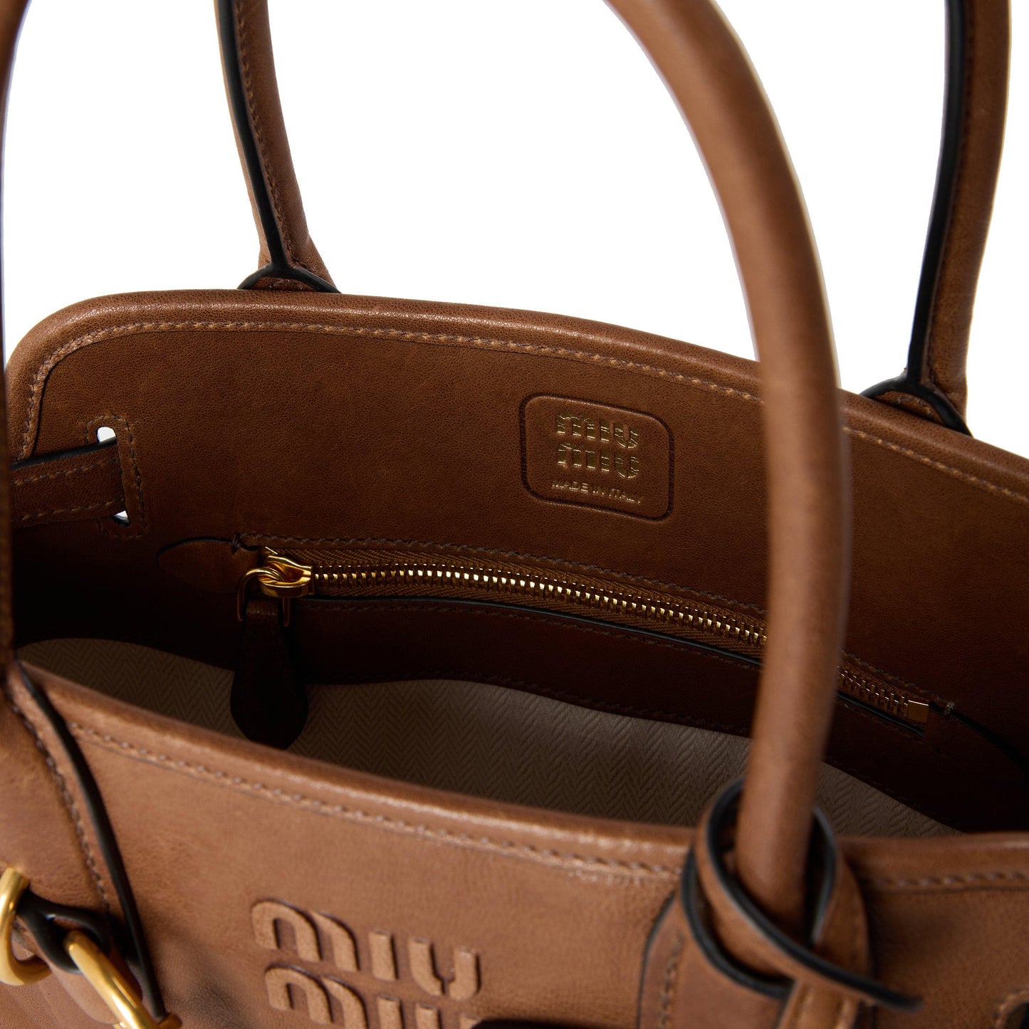 Miu Miu Aventure Nappa leather bag