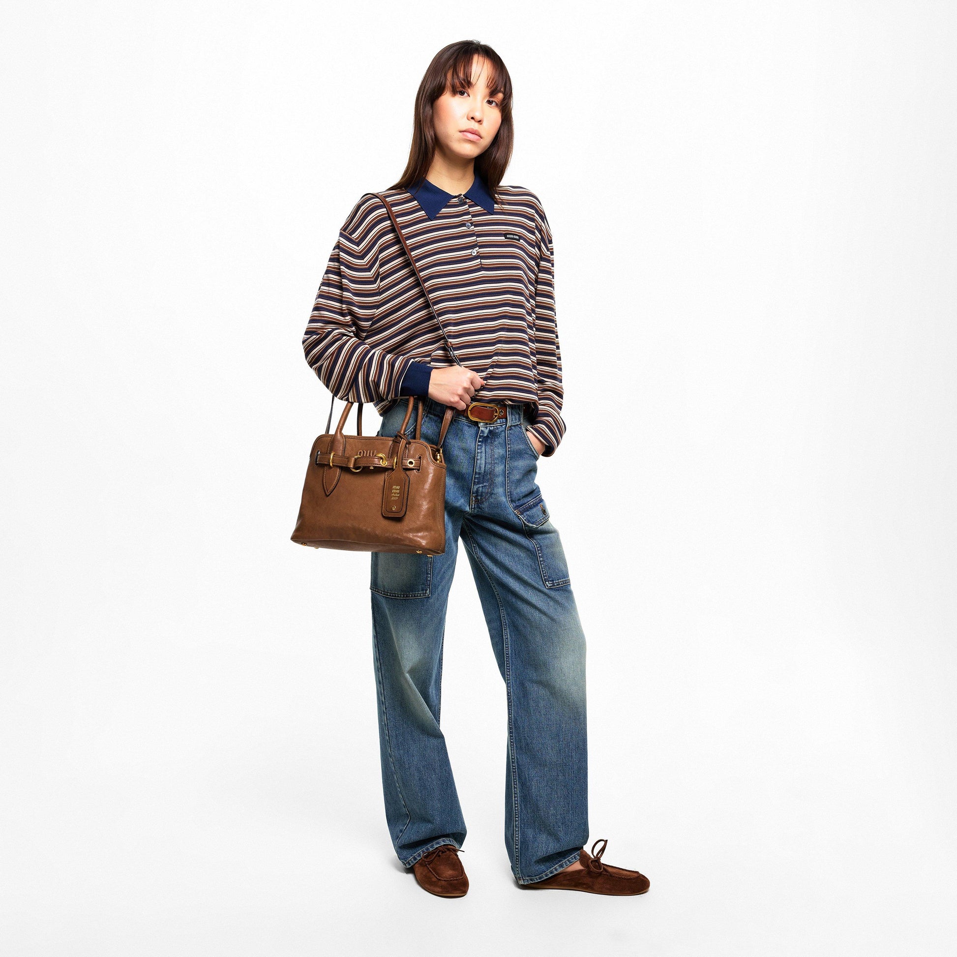 Miu Miu Aventure Nappa leather bag