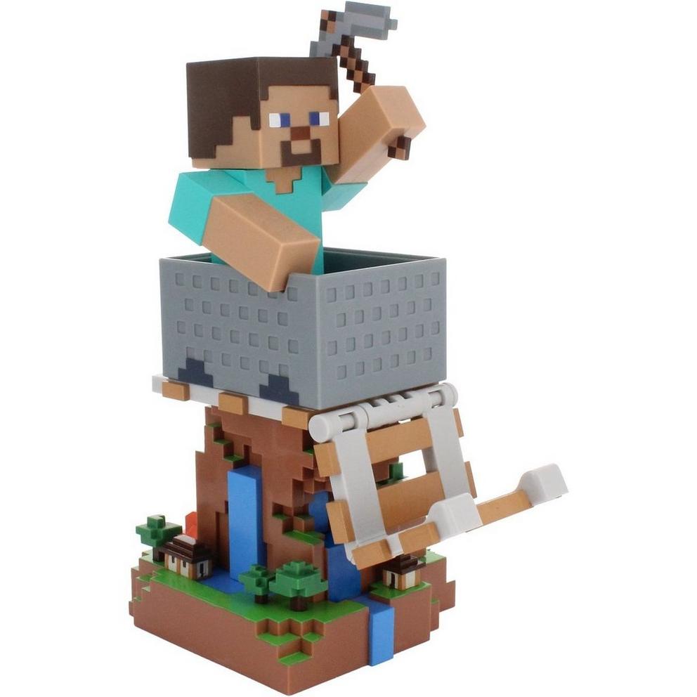 Minecraft: Steve Cable Guy R.E.S.T Collectible Figure Device Holder