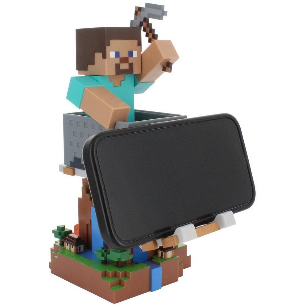 Minecraft: Steve Cable Guy R.E.S.T Collectible Figure Device Holder