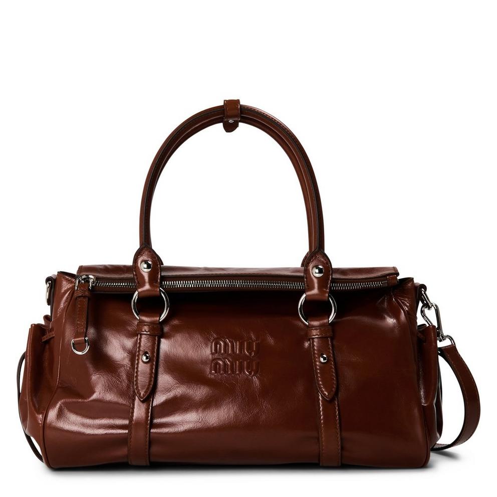 Miu Miu Miu Shiny Leather HB Ld64