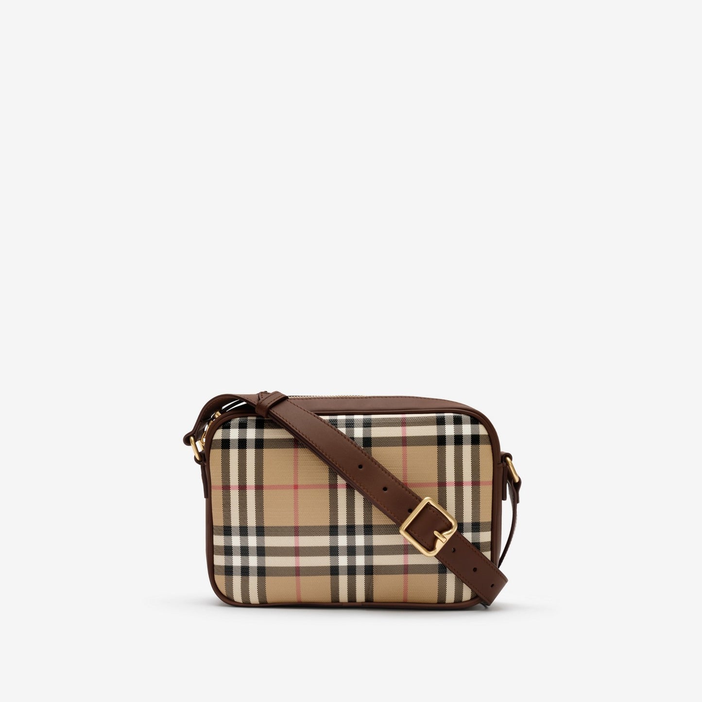 Check Pocket Crossbody Bag
