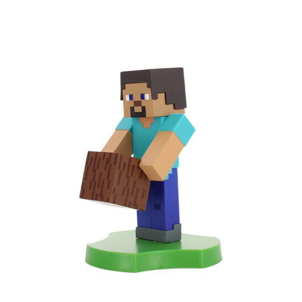 Minecraft: Steve Cable Guys Holdems Mini Phone Stand and Device Holder