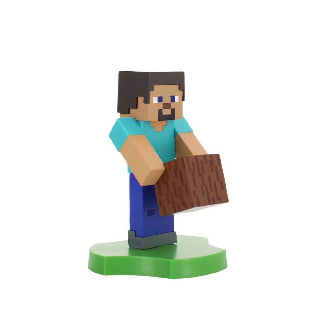 Minecraft: Steve Cable Guys Holdems Mini Phone Stand and Device Holder