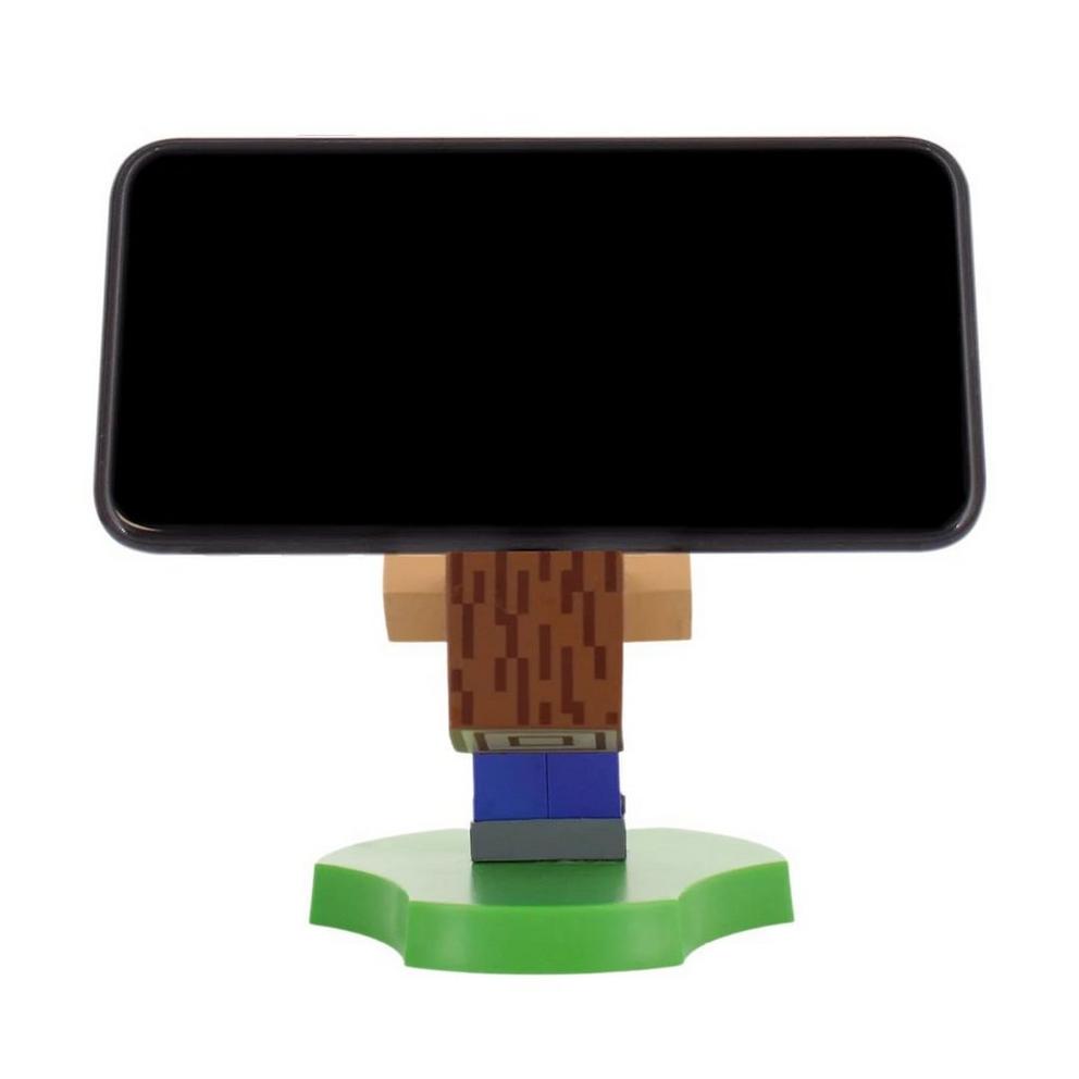 Minecraft: Steve Cable Guys Holdems Mini Phone Stand and Device Holder