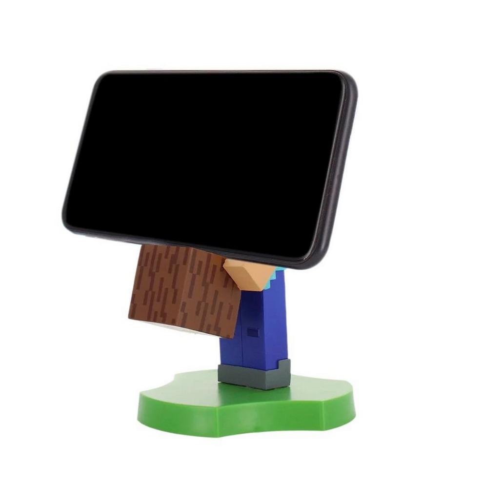 Minecraft: Steve Cable Guys Holdems Mini Phone Stand and Device Holder