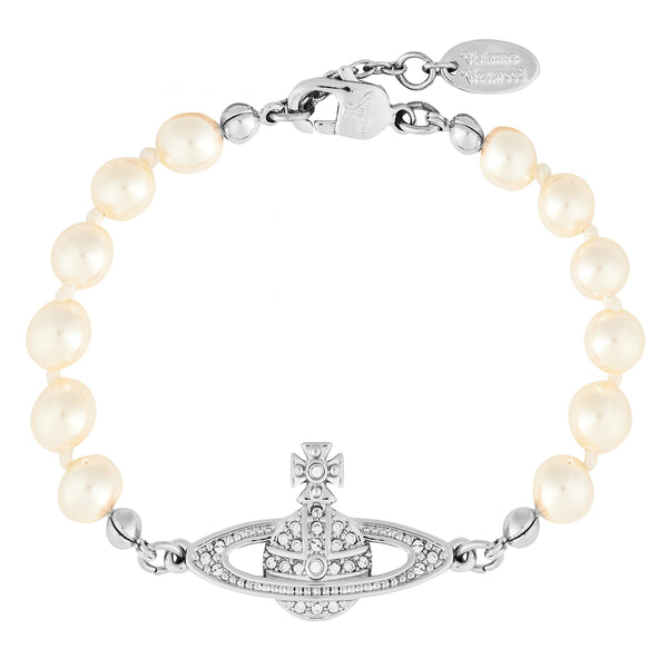 Vivienne Westwood Women's Mini Bas Relief Pearl Bracelet