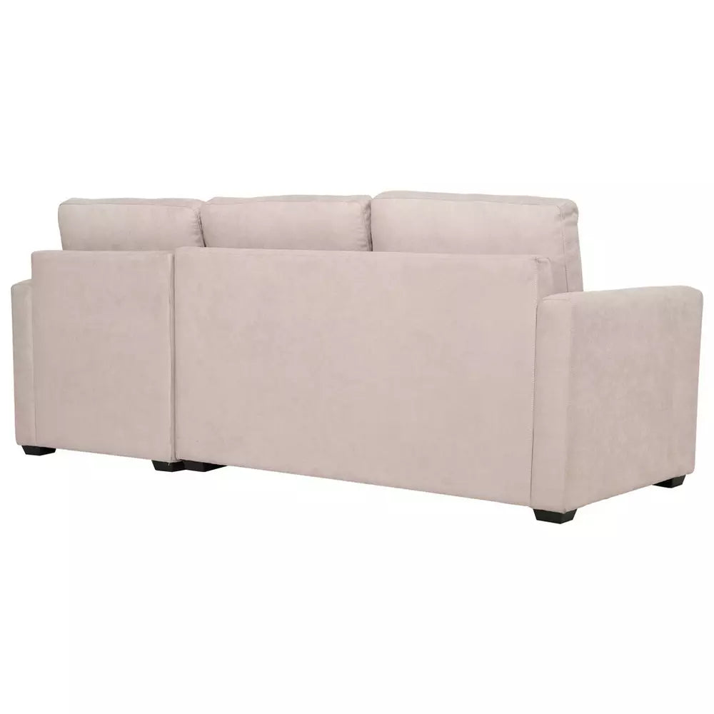 Habitat Reagan RH Storage Corner Chaise Sofa Bed - Natural