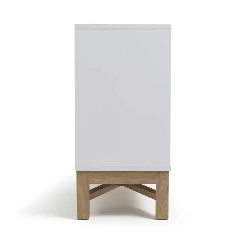 Habitat Zander Textured Large Sideboard - White