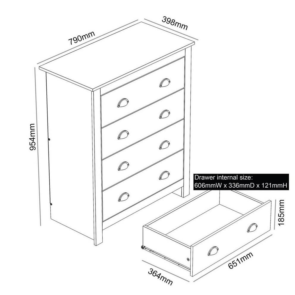 Lancaster Bedroom 4-Piece Set