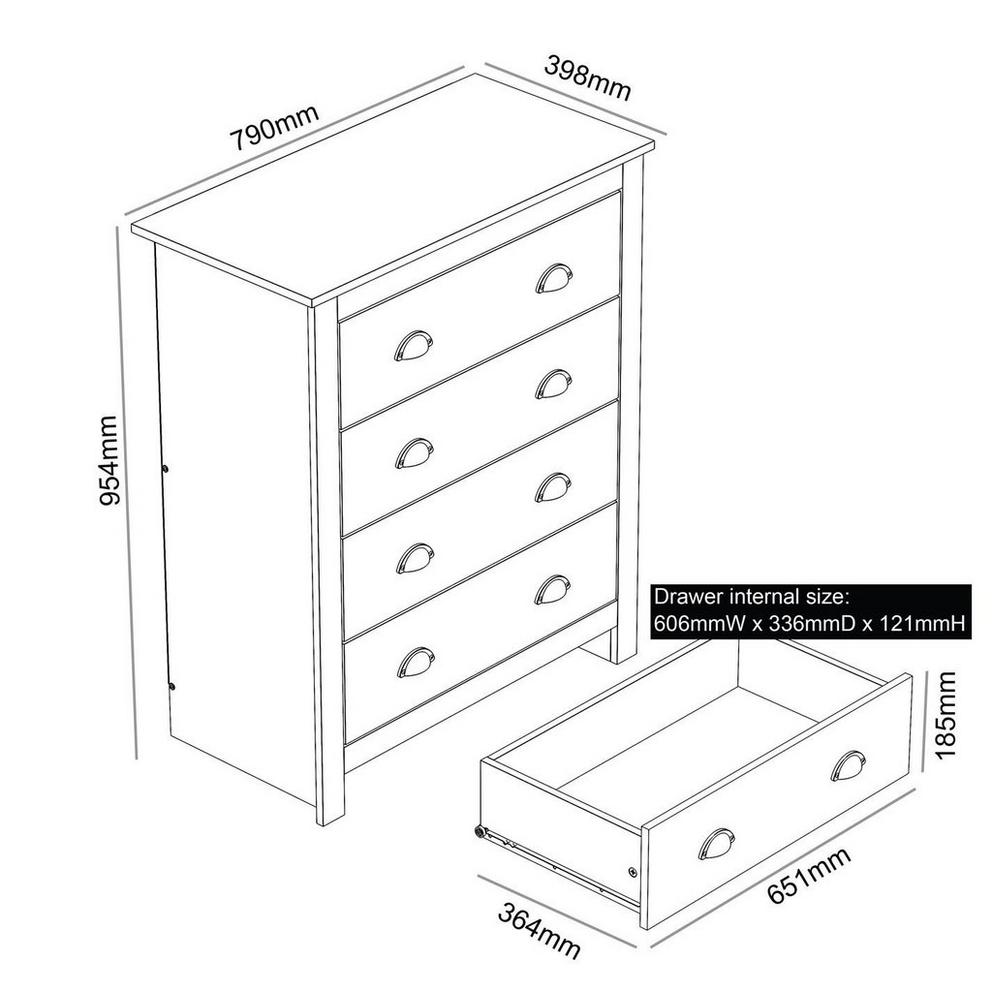 Lancaster Bedroom 4-Piece Set
