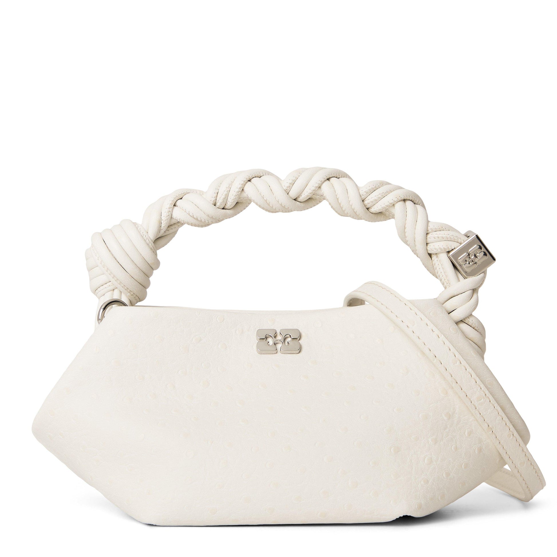 Ganni Women's Bou Mini Ostrich Bag