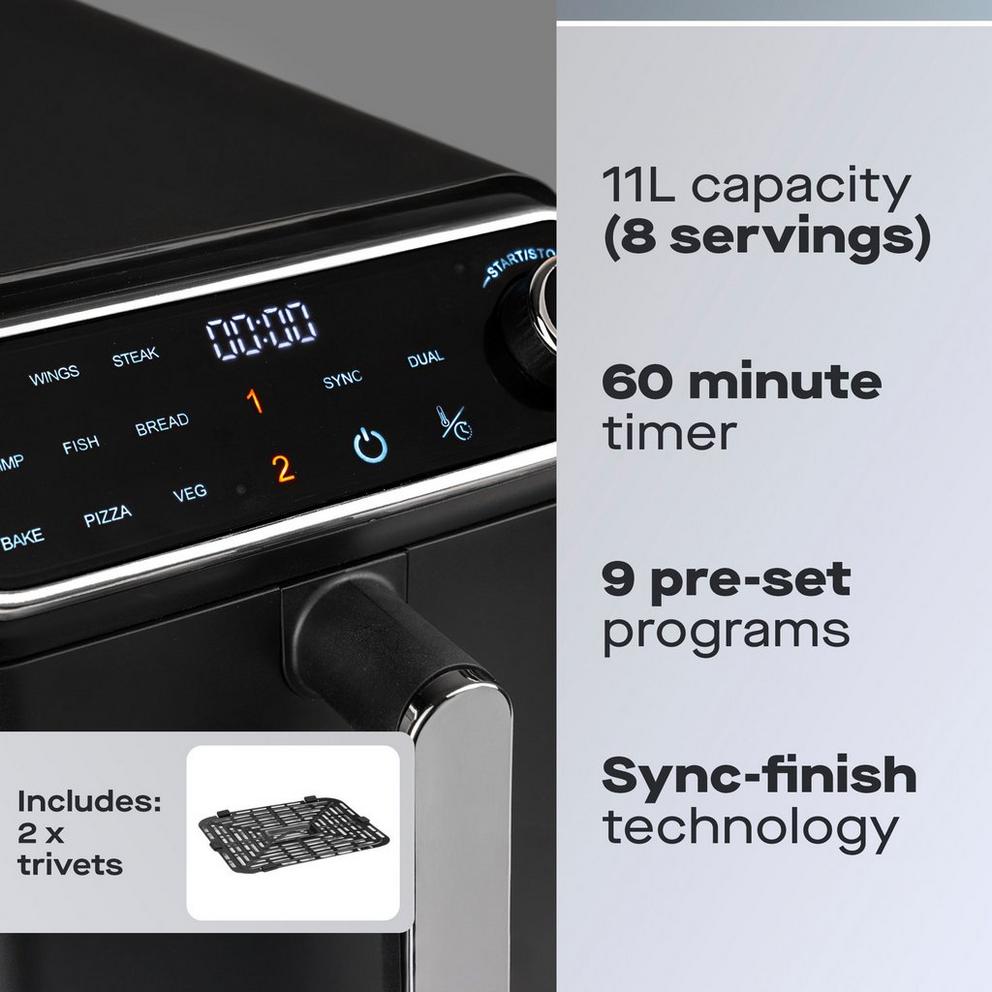 11L XL DOUBLE STACK AIR FRYER