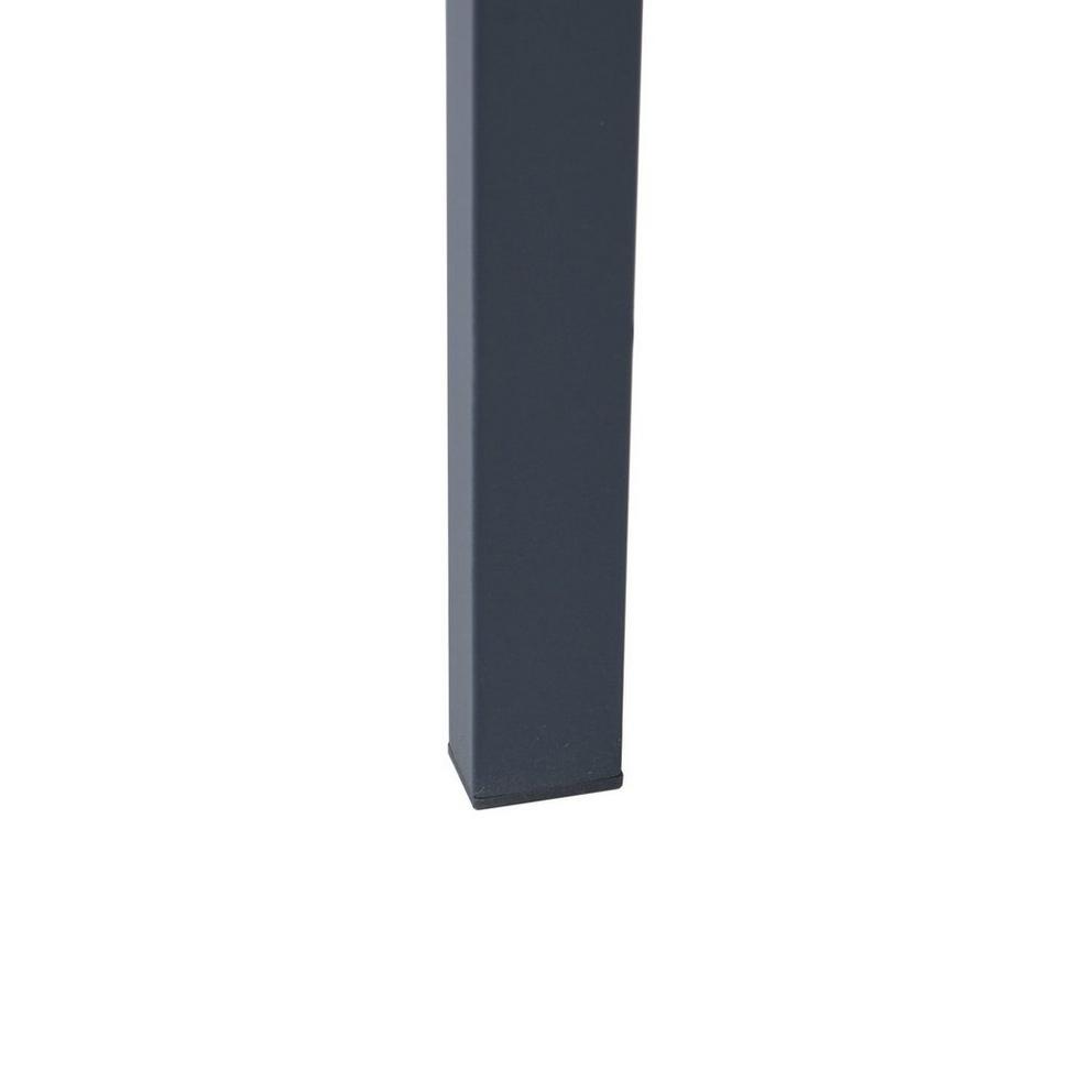 FurnitureR ALISSON Black L-shaped Desk