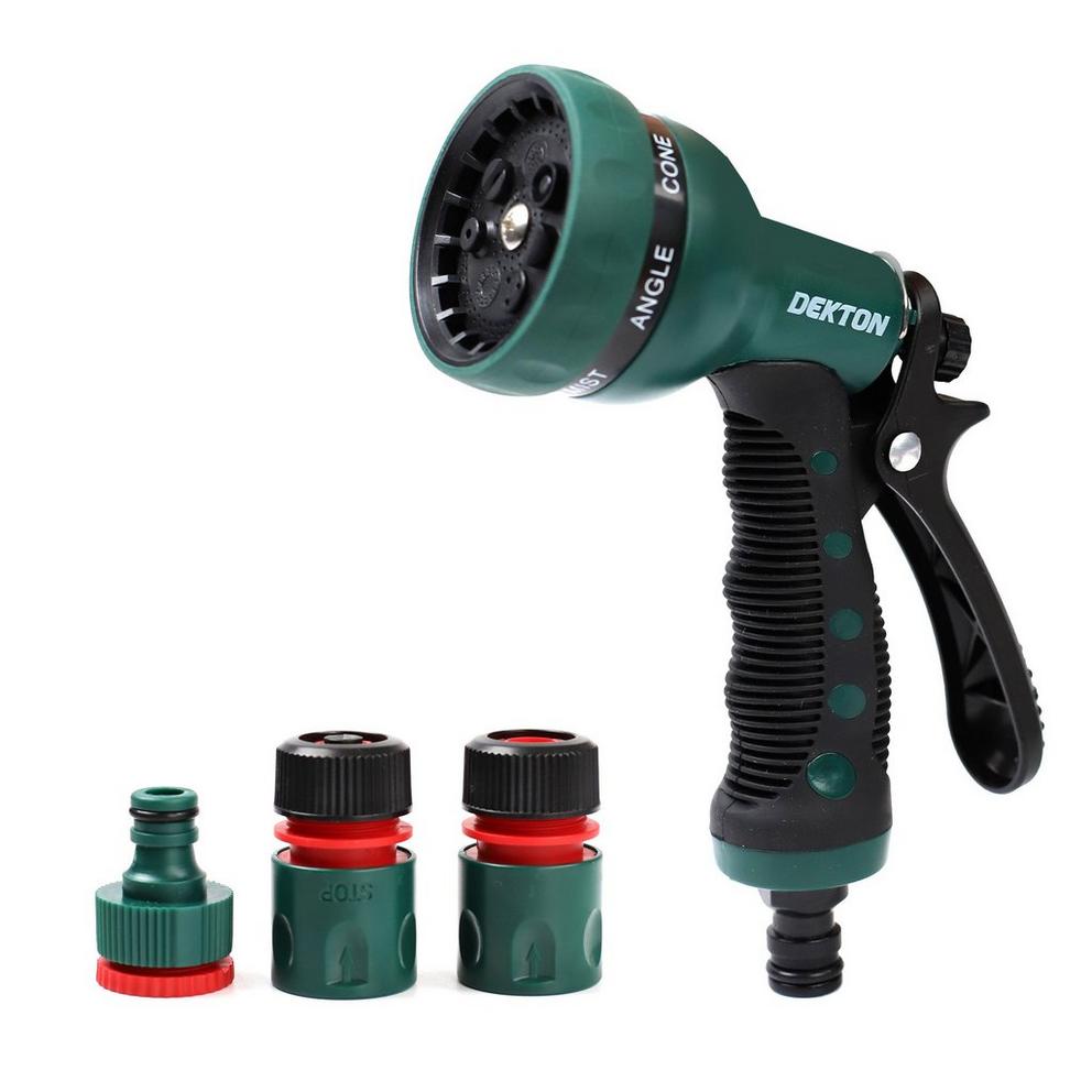 Dekton 7 Function Spray Gun Kit With Hose Adapters