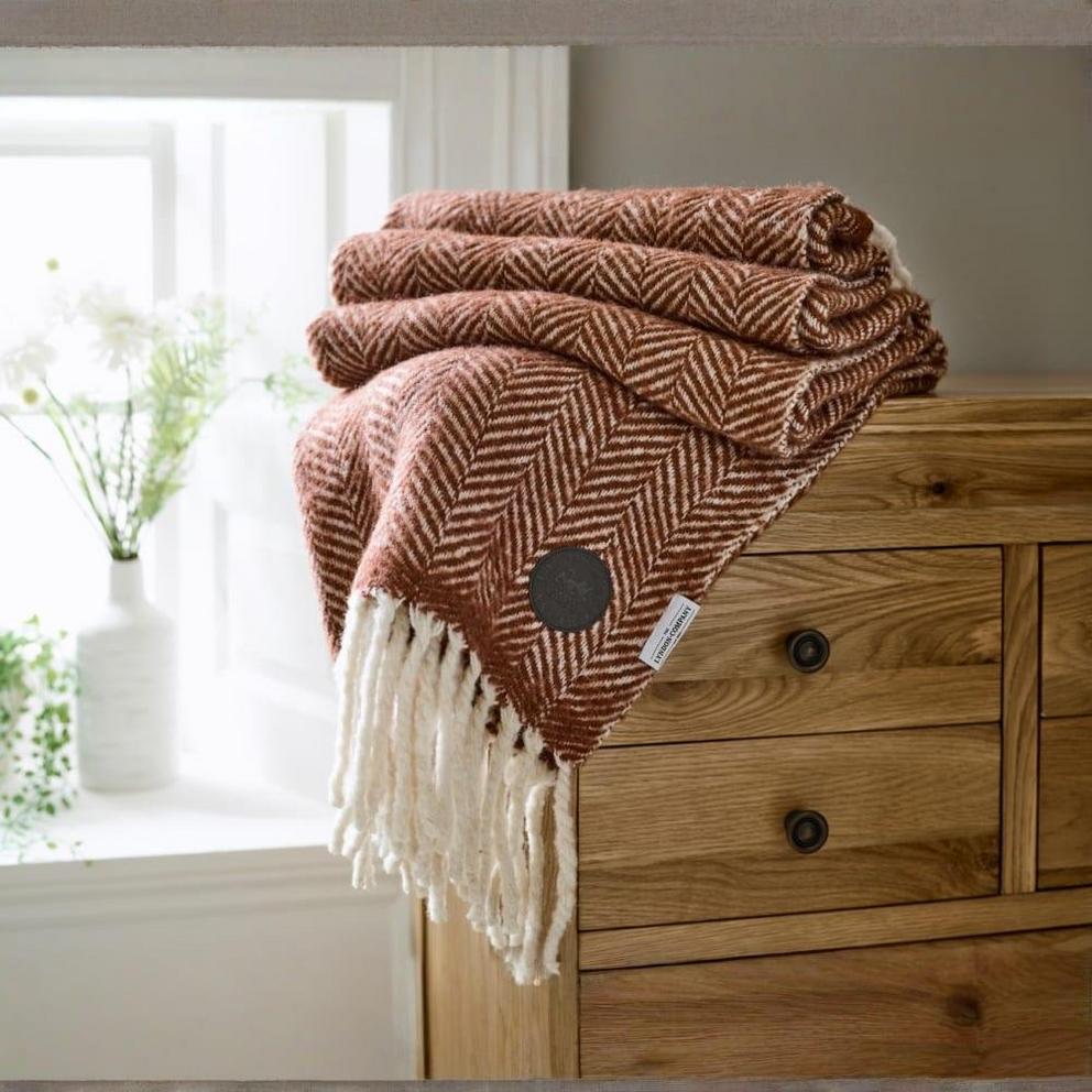 Moorland Wool Throw 130x170cm