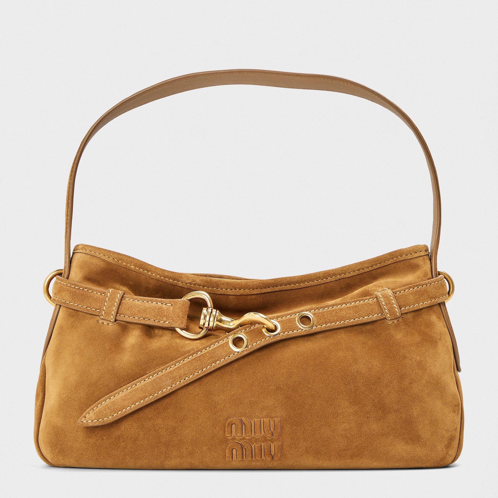 Miu Miu Women's Aventure Suede Shoulder Bag