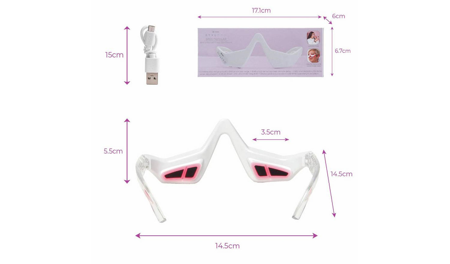 STYLPRO Spec-tacular EMS and Red Light Therapy Glasses
