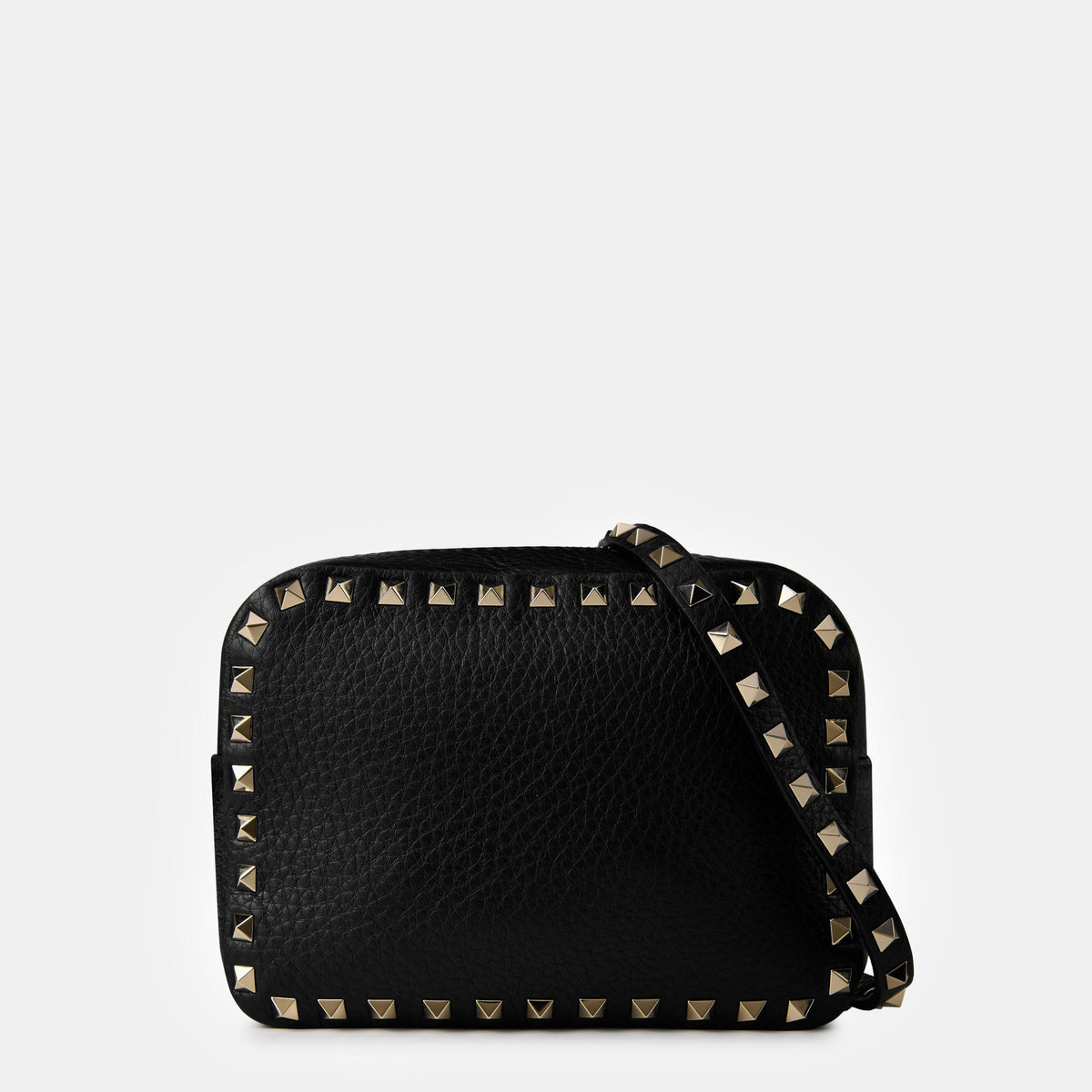 Valentino Garavani Rockstud Grained Leather Crossbody Bag