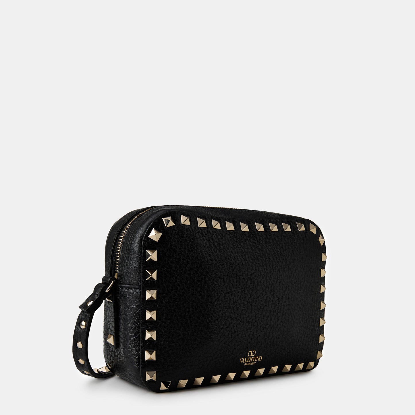 Valentino Garavani Rockstud Grained Leather Crossbody Bag