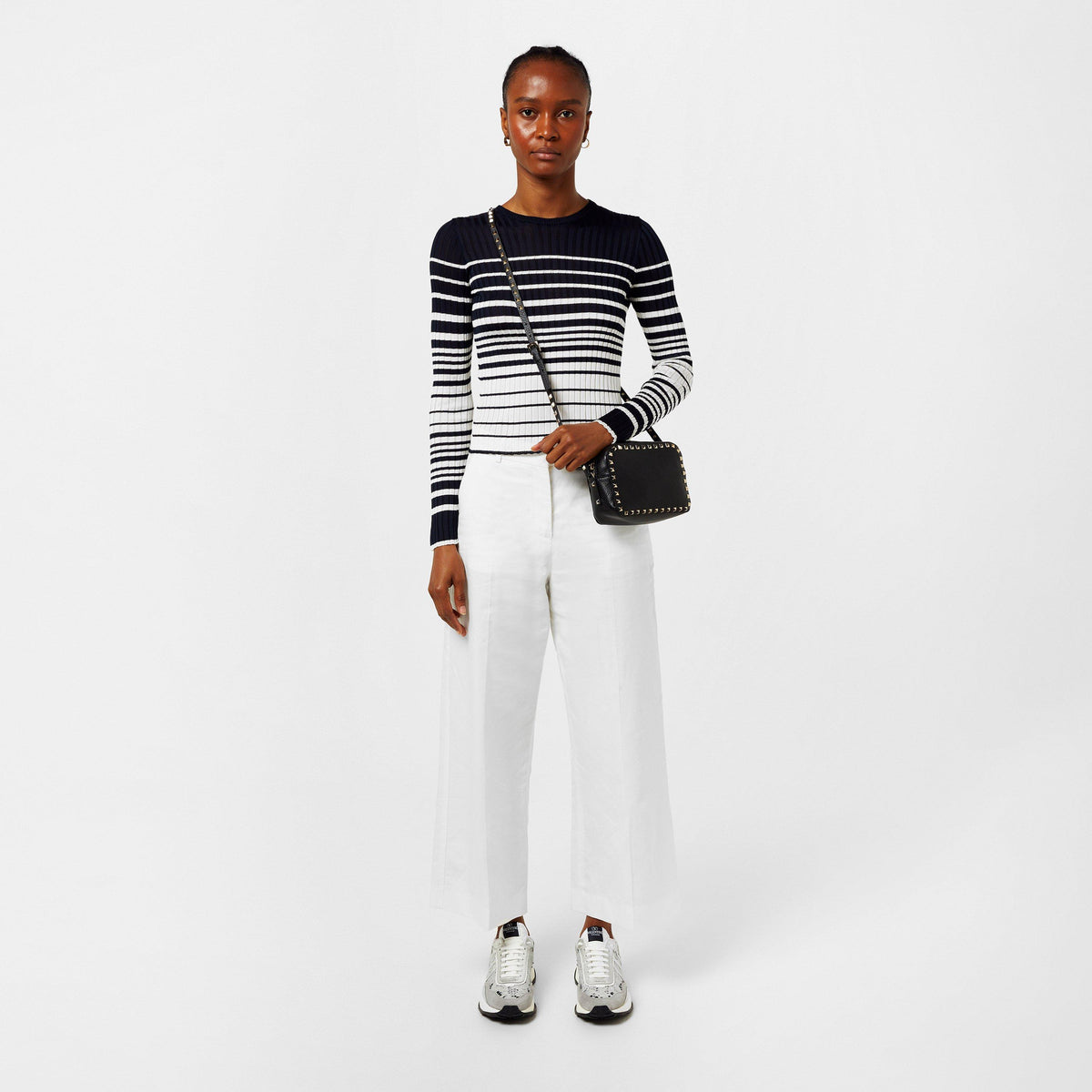Valentino Garavani Rockstud Grained Leather Crossbody Bag