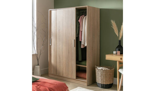 Argos Home Nova 2 Door Sliding Wardrobe - Oak