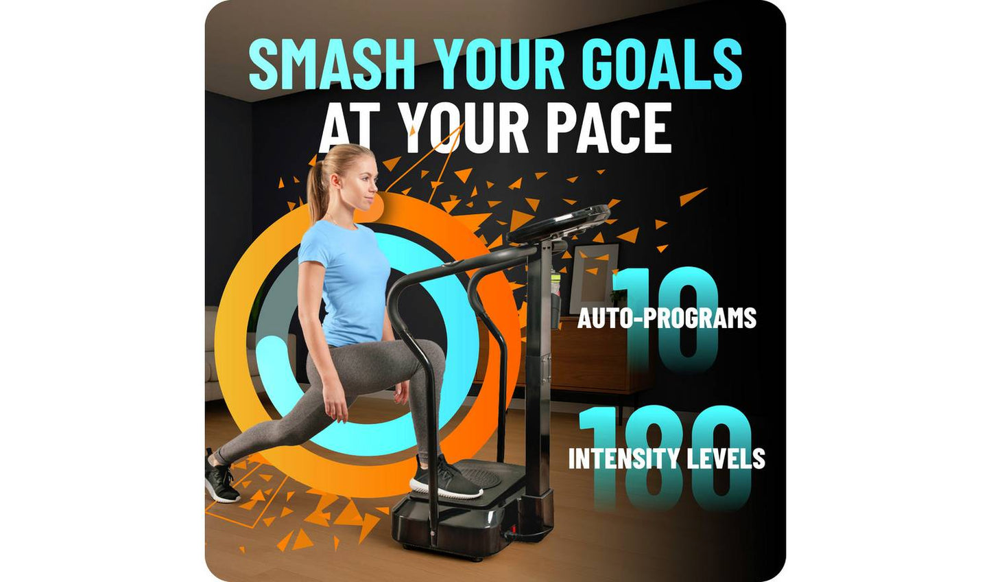 Bluefin Fitness Pro Vibration Plate - Black