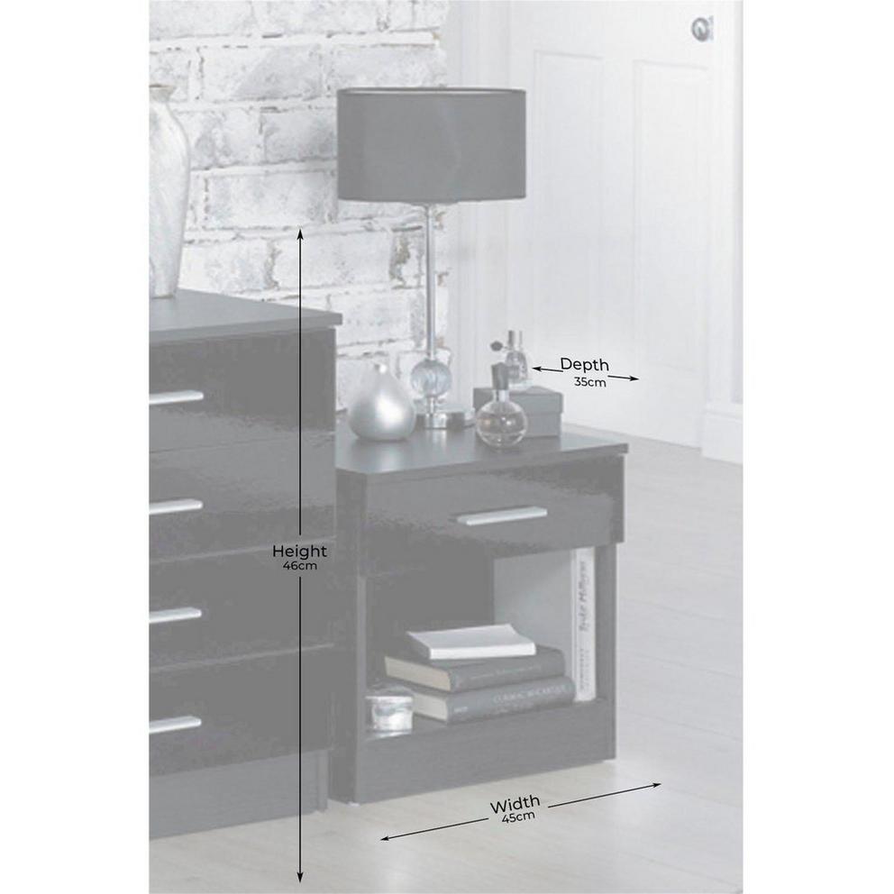 Carleton 3 Piece Gloss Bedroom Set