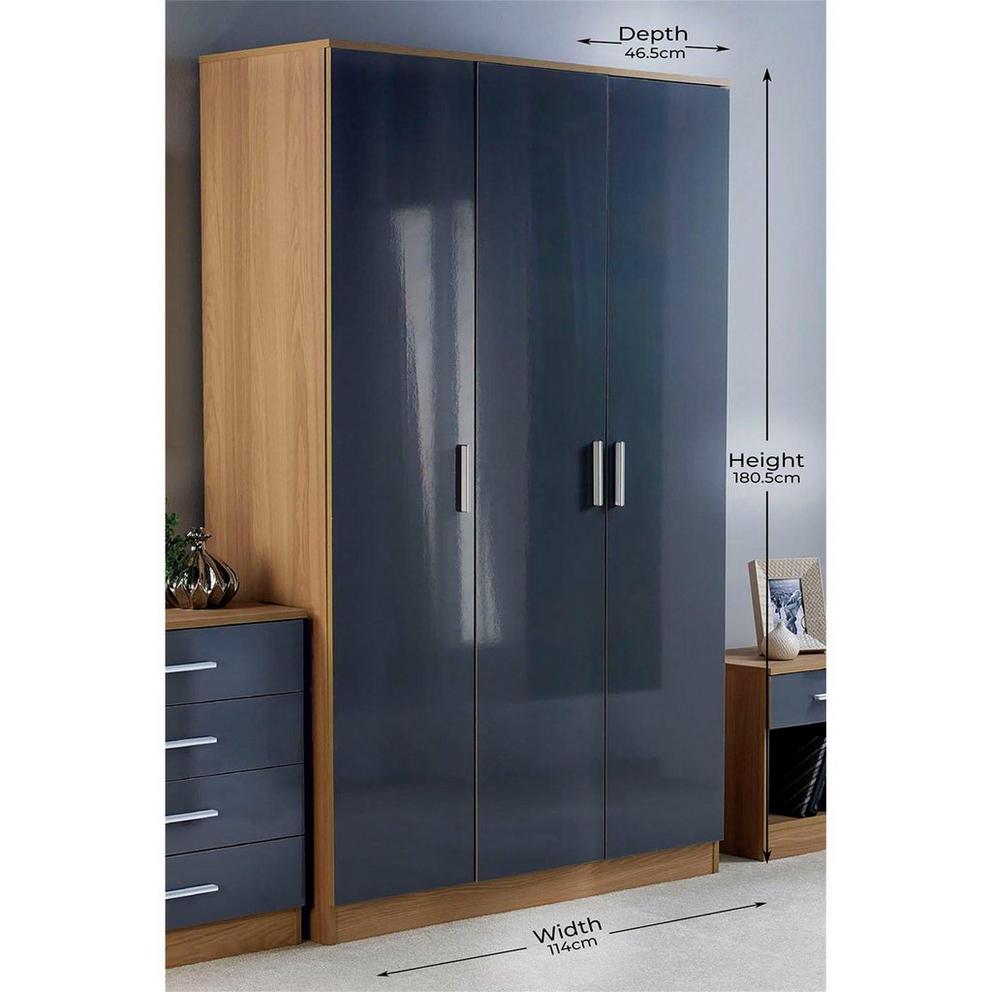 Carleton 4 Piece Gloss Bedroom Set
