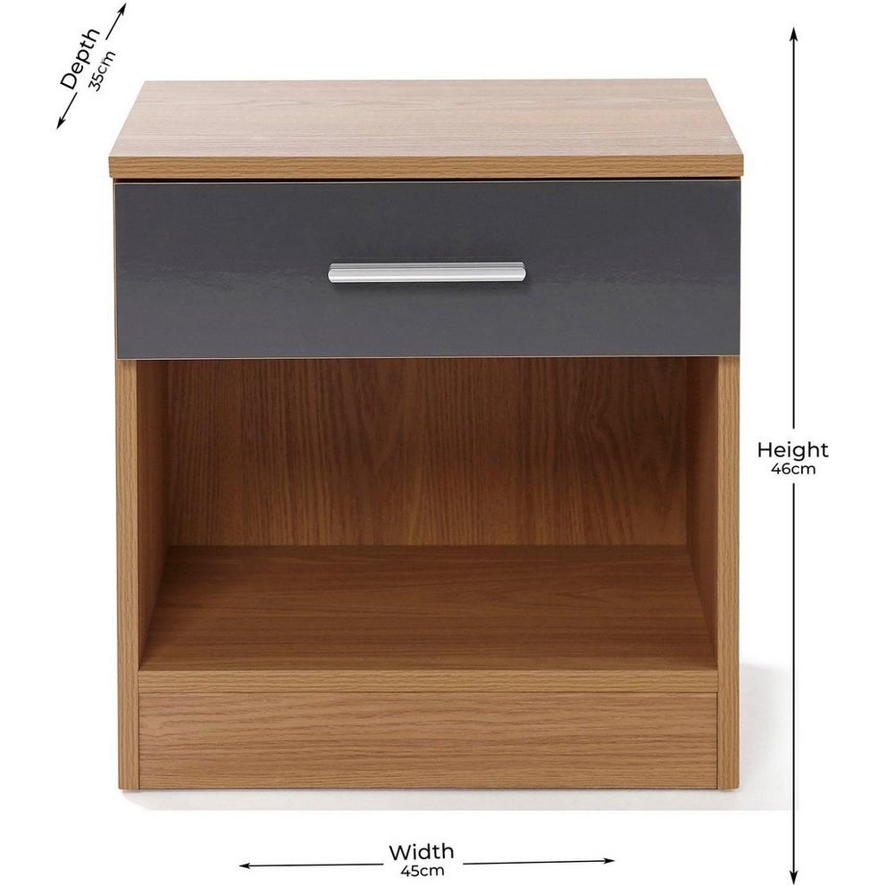 Carleton 4 Piece Gloss Bedroom Set
