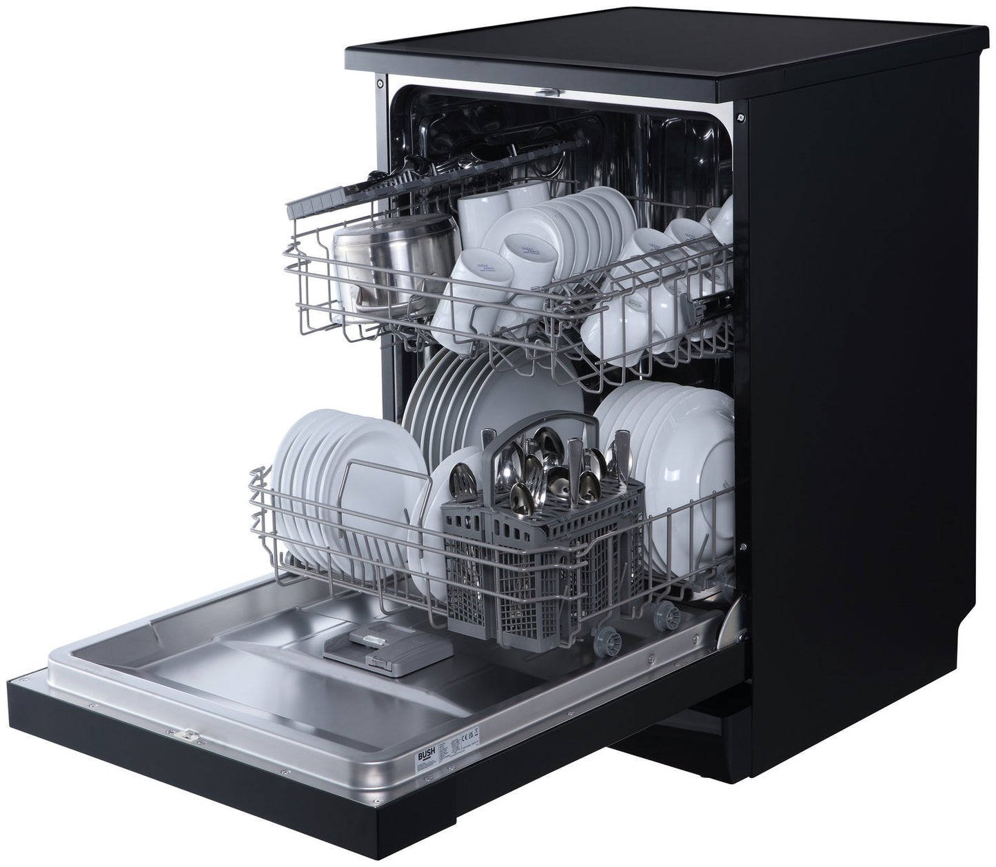 Bush DWFSE126B Full Size Dishwasher - Black