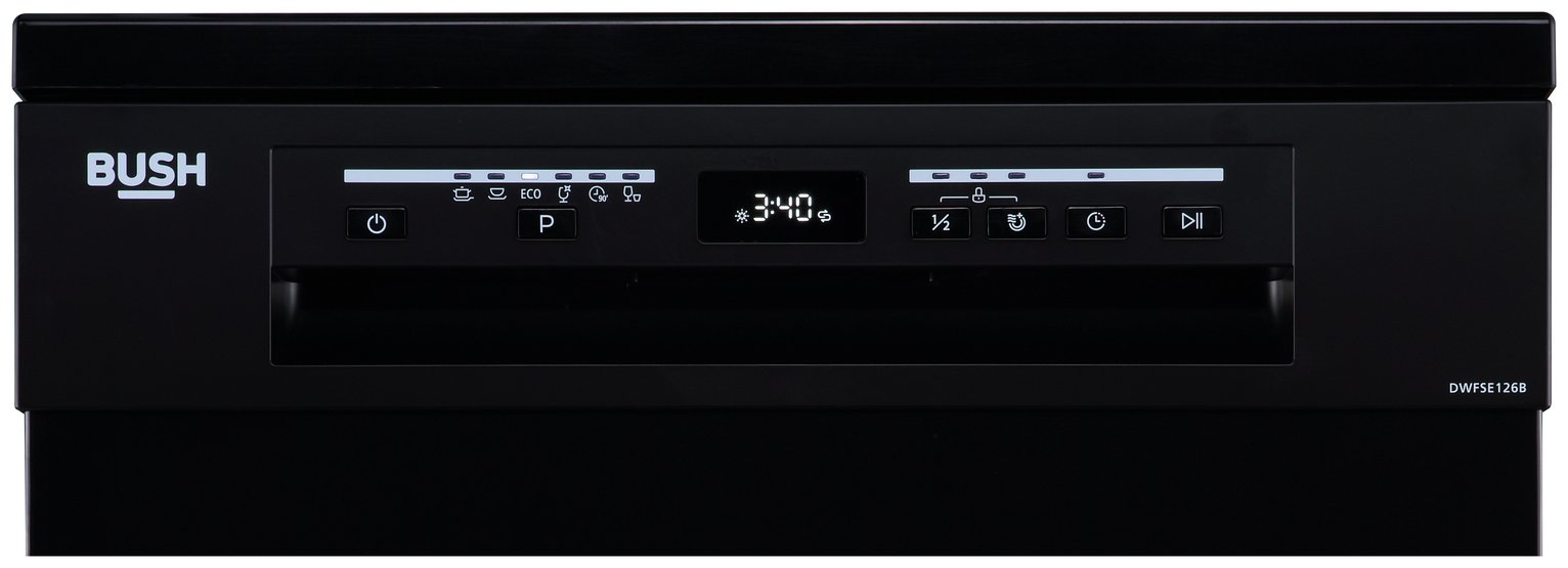 Bush DWFSE126B Full Size Dishwasher - Black