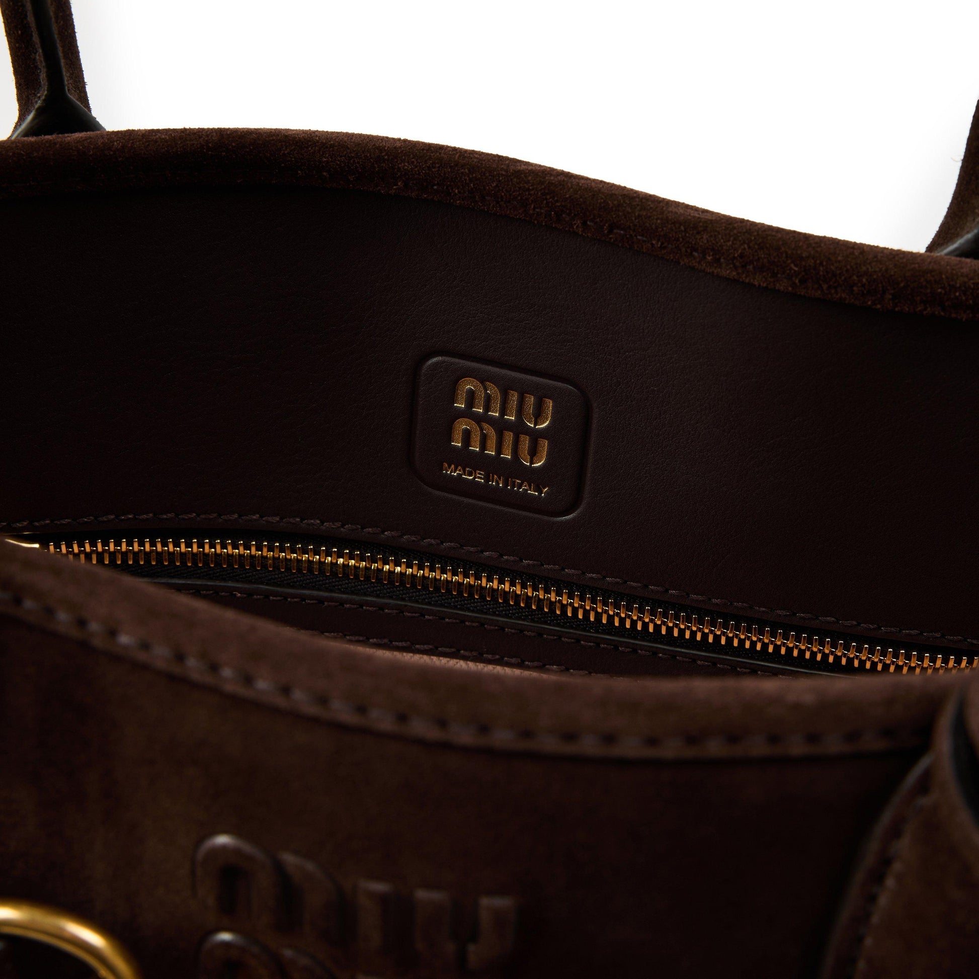Miu Miu Women's Aventure Suede Tote Bags