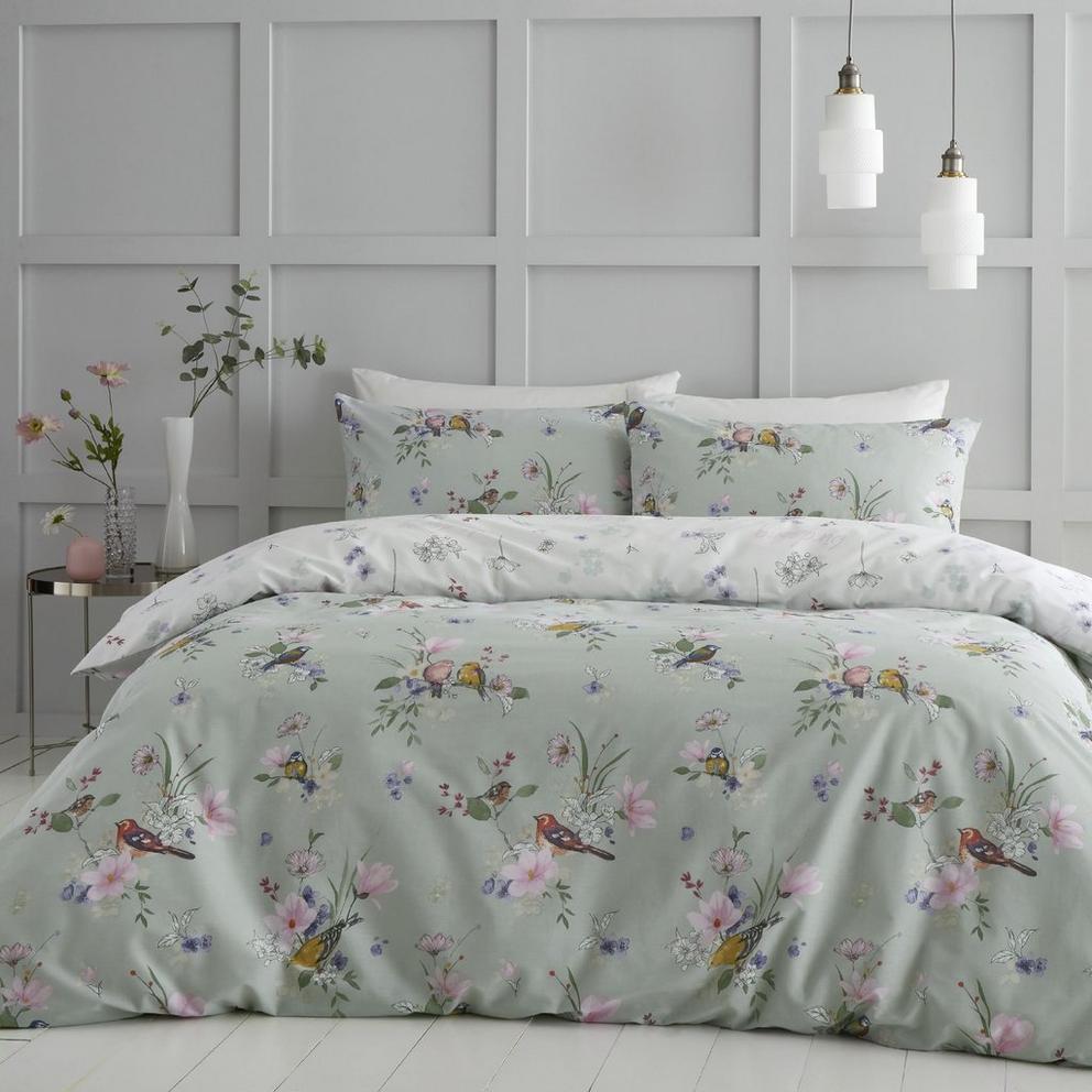 Songbird Reversible Duvet Cover Set