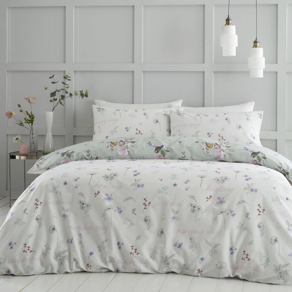 Songbird Reversible Duvet Cover Set