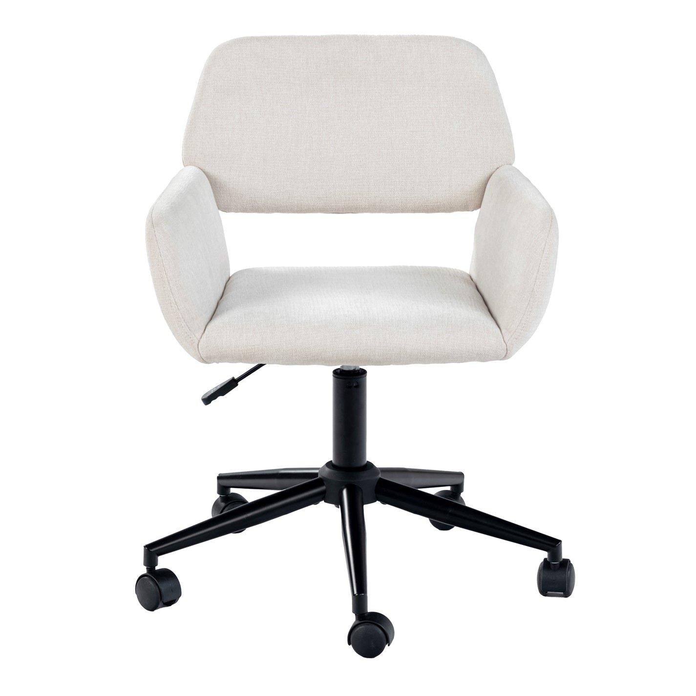Jack Wills Chair Fabric Height Adjustable Swivel Chair Ergonomic Office Chair with Armrest