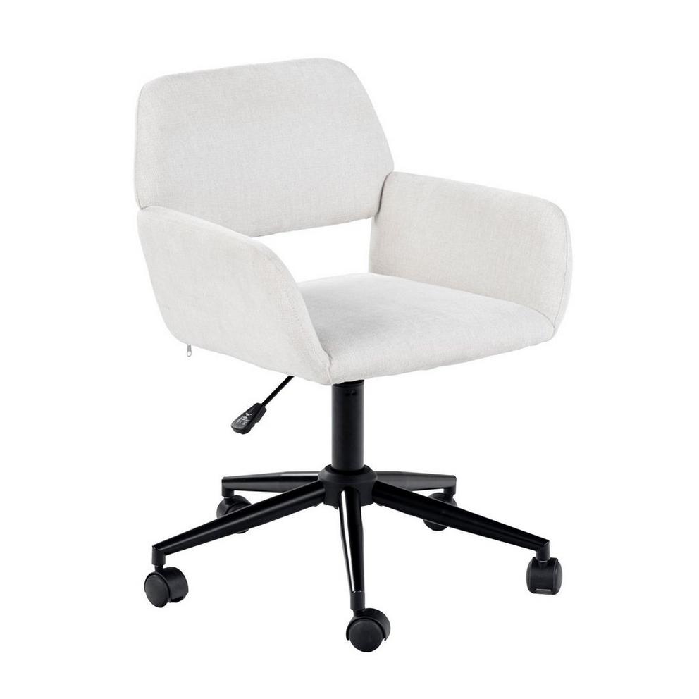 Chair Fabric Height Adjustable Swivel Chair Ergonomic Office Chair with Armrest