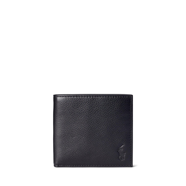 Polo Ralph Lauren Mens Pebble Leather Billfold Wallet