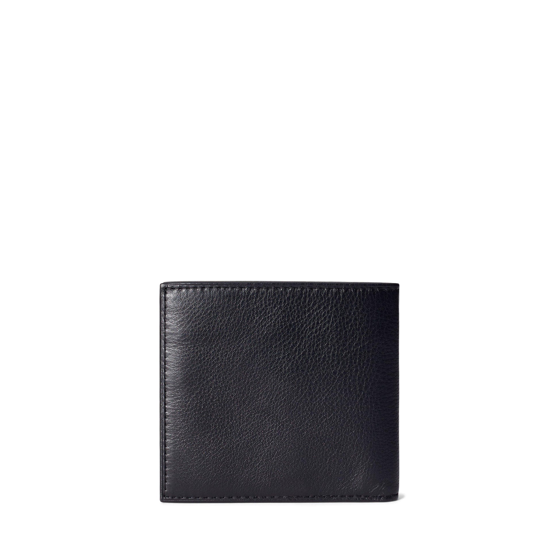 Polo Ralph Lauren Mens Pebble Leather Billfold Wallet