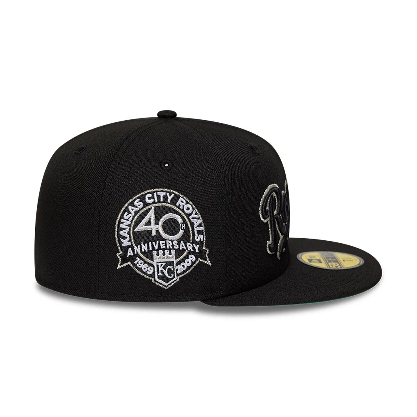 Kansas City Royals MLB Cooperstown Black 59FIFTY Fitted Cap