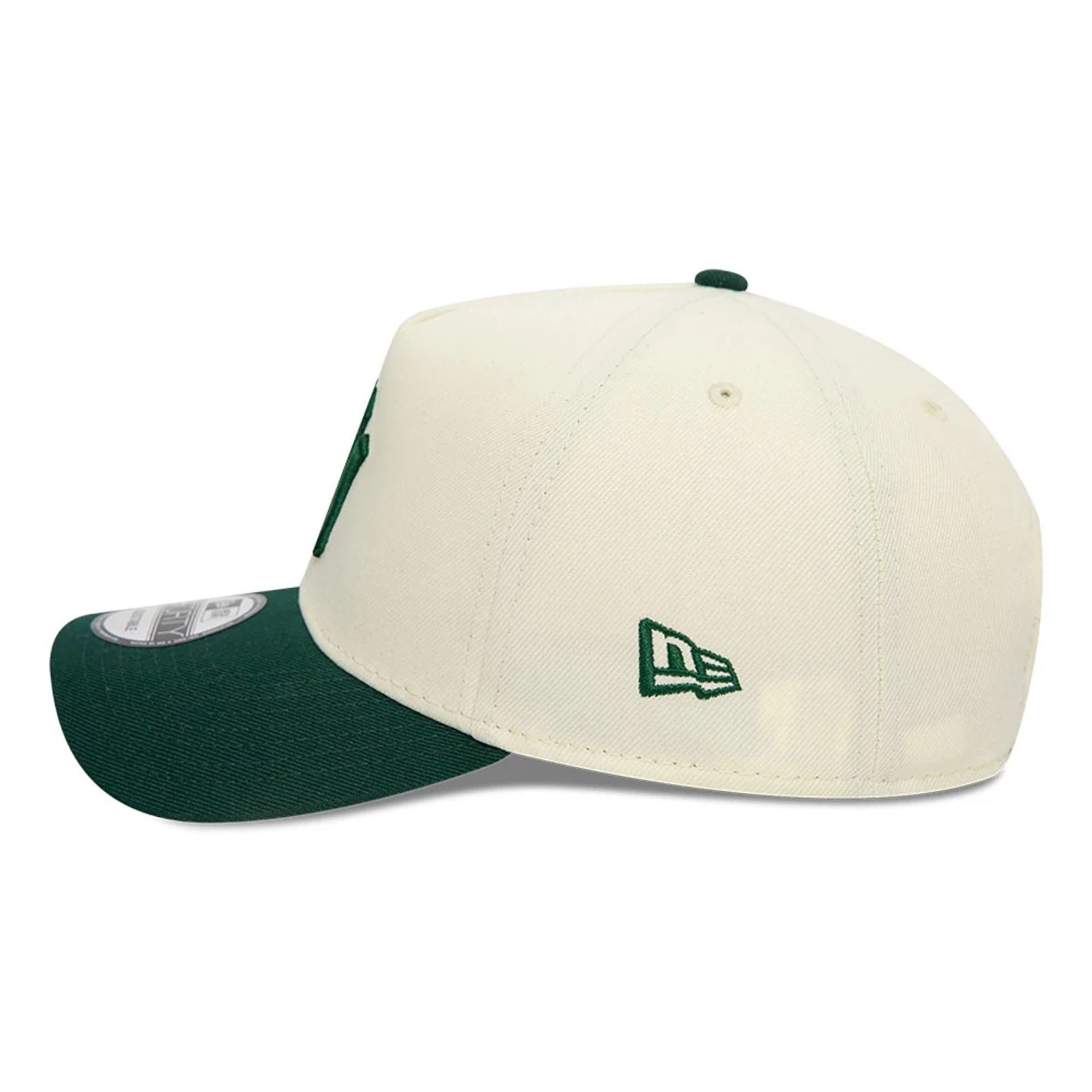 New York Yankees Chrome White And Dark Green 9FORTY A-Frame Adjustable Cap