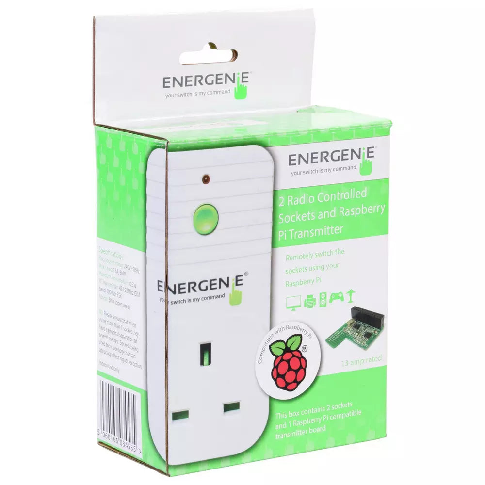 Energenie 3 Pack of Remote Controlled Plugs