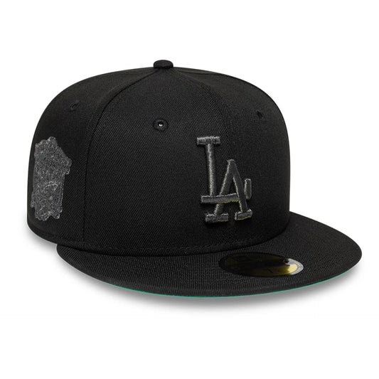 LA Dodgers MLB Cooperstown Black 59FIFTY Fitted Cap
