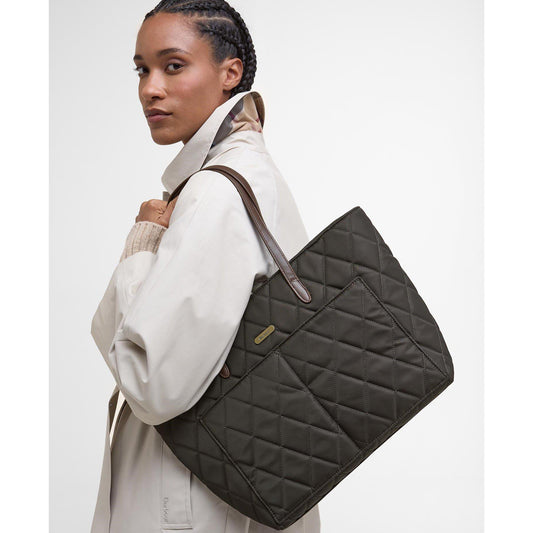 Barbour Womens Quilted Tote Bag
