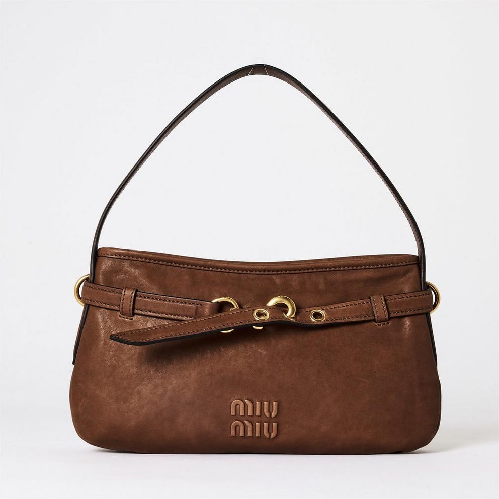 Miu Miu Aventure Nappa Leather Bag